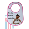Baby Bib (Pink) - Personalized