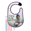 Baby Bib (Purple) - Personalized