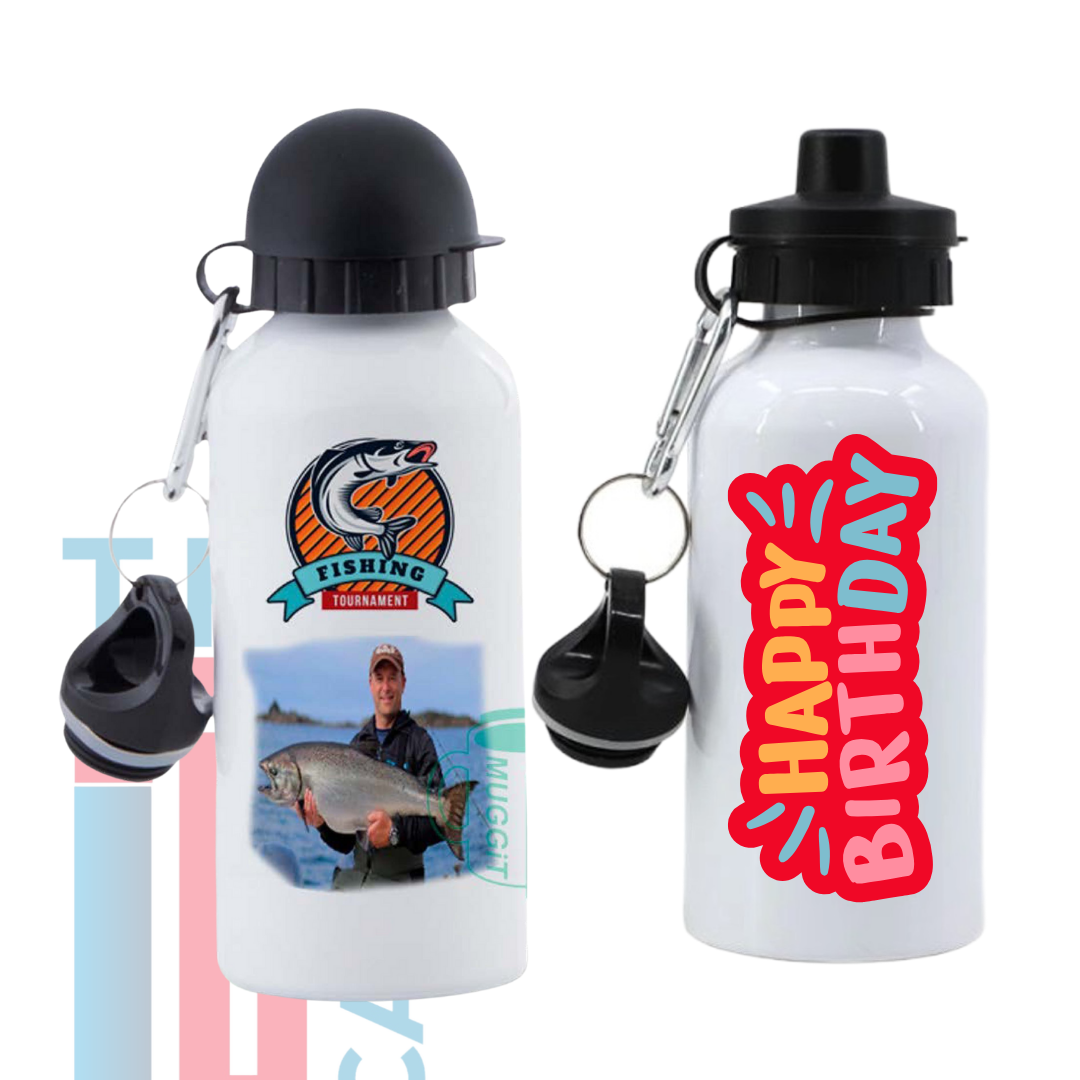 White Sports Bottle