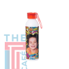 Silver Sports Bottle – Slim (Red Lid)