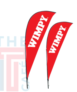 Shark-Fin Flag - Branded
